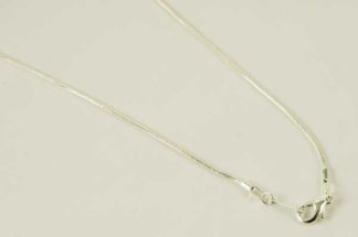 Chain Silver Plated Snake 20 Inch 10pcs