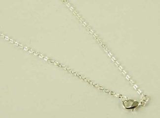 Chain Silver Plated Trace 20 Inch 10 pcs