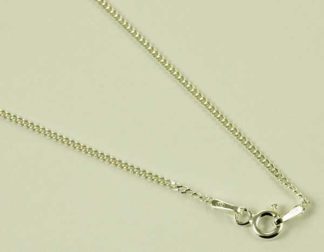 Silver Chain Singapore Curb 20 Inch