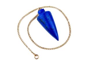 Pendulum Howlite Turquoise Colour