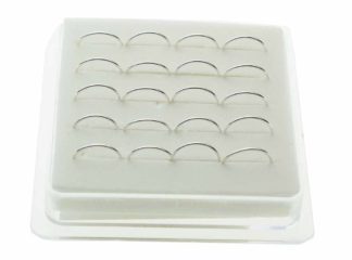 Nose Ring Silver Plain 20pcs