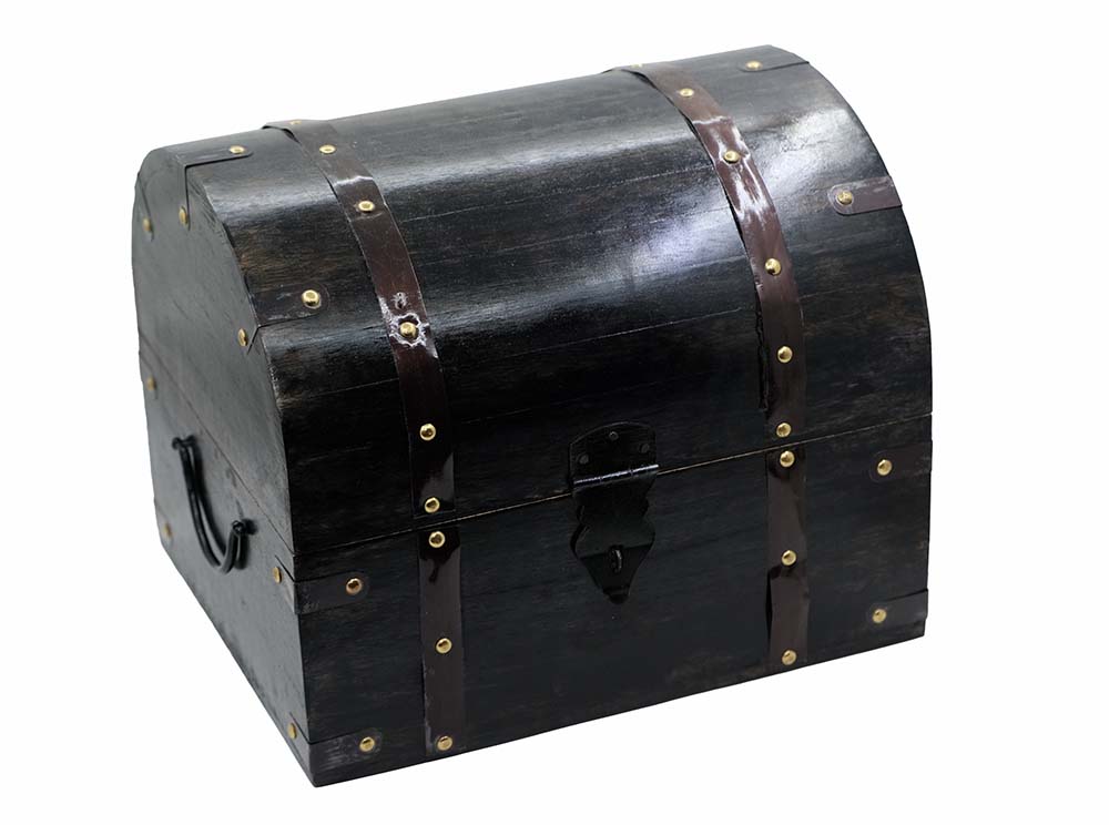 Box Wooden Chest 12X10X10 Inch
