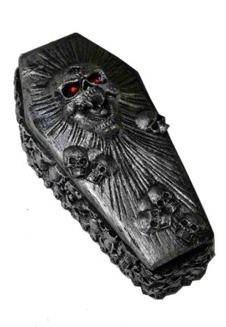 Box Coffin With Skulls