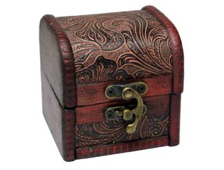 Box Wooden Chest 8X8X8cm