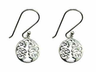 Silver Earring Tree Of Life
