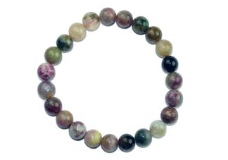 Bracelet Beaded Tourmaline 8mm