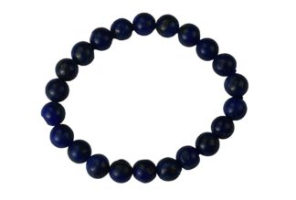 Bracelet Beaded Lapis 8mm