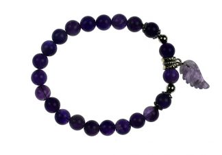 Bracelet Amethyst Wing