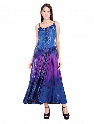 Dress Long Elasticated TD (Various Colours)