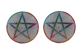Soapstone Plate Pent 5″ X2