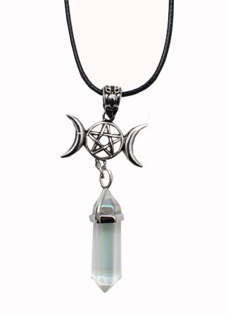 Necklace Wand Angel Aura 3 Moon