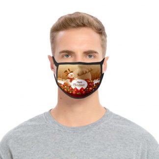 Mask Xmas Snowman 2PCS