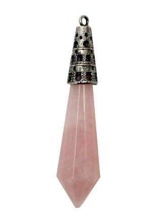 Pendant Drop Rose Quartz