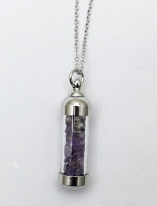 Necklace Wish Bottle Am Chips