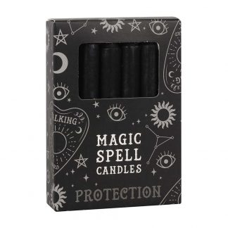 Spell Candles Protection Black X12