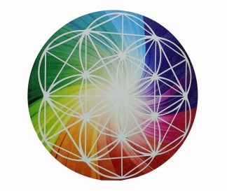 Crystal Board Circular Rainbow