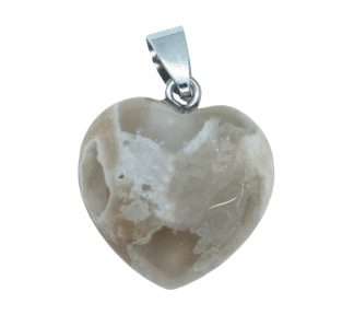 Pendant Heart Cherry Agate 2cm