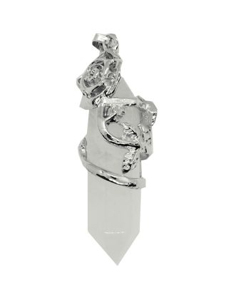 Pendant Rose On Clear Q Wand