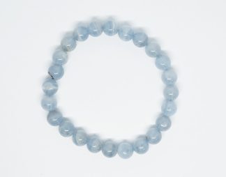 Bracelet 8mm Bead Chalcedony