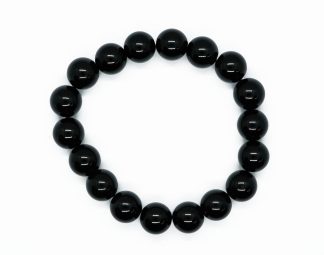 Bracelet 10mm Bead Black Obsidian