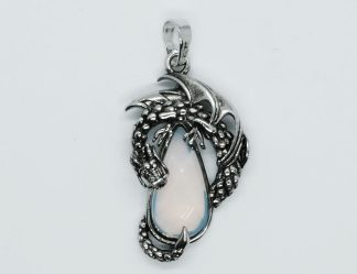Pendant Dragon On Drop Opalite