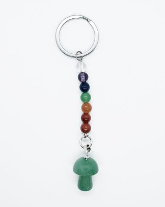 Keyring Mushroom Aventurine Chakra