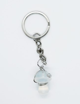 Keyring Mushroom Opalite