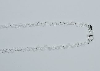 Silver Chain Heart (Various Sizes)