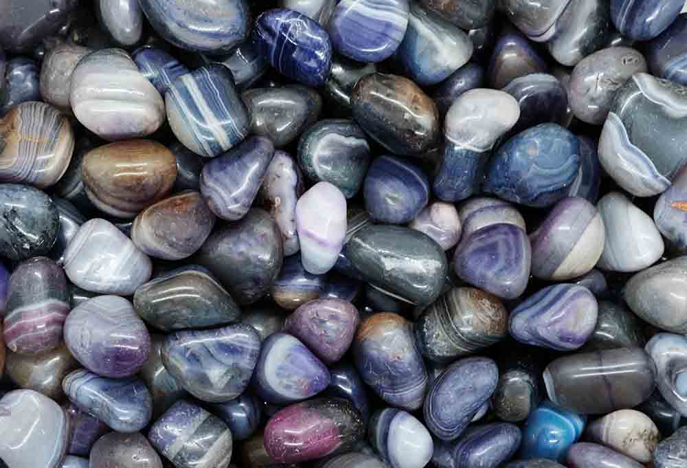 Tumblestone Purple Banded 1-3cm