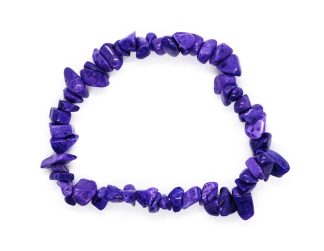 Bracelet Chip Purple Howlite