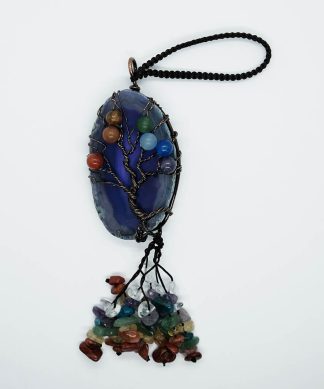 Hanger TOL On Agate Slice Purple