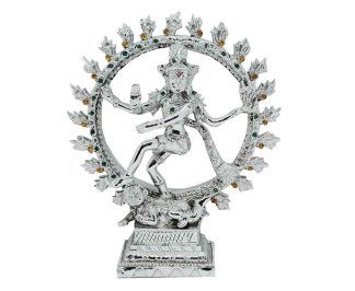 Indian Natraj With Stones 8″