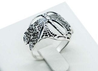 Silver Ring Dragonfly