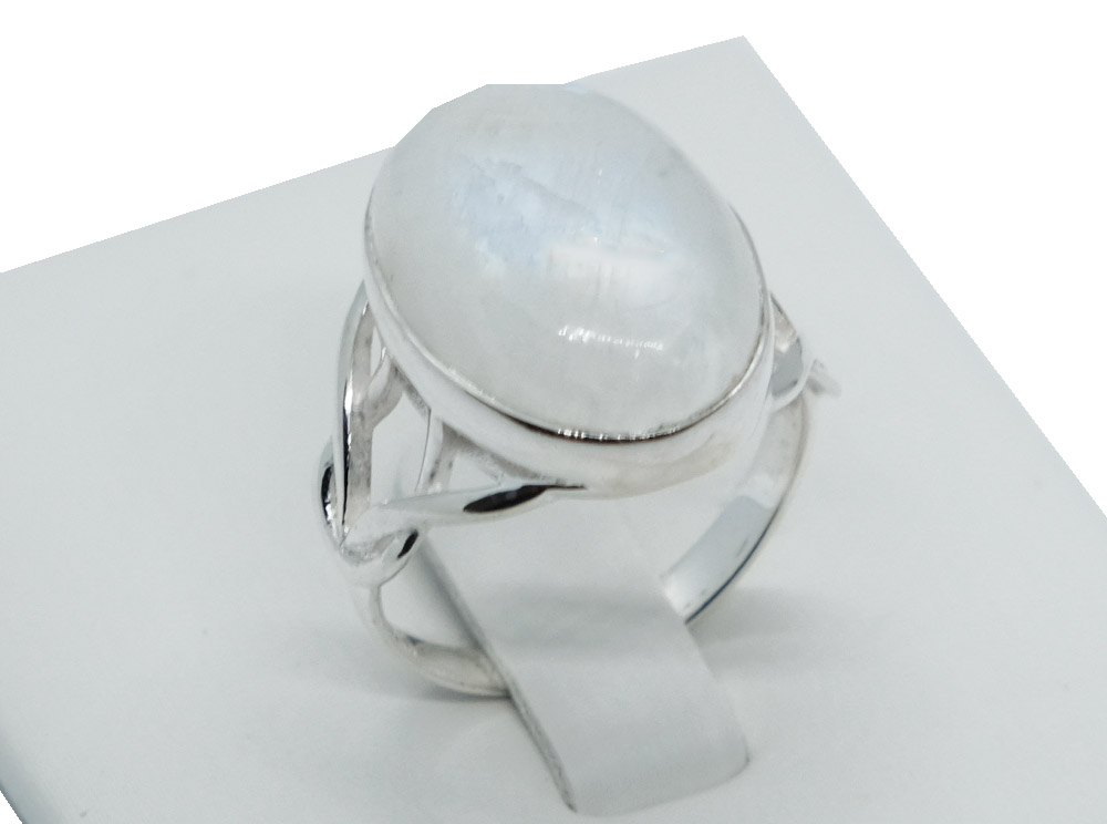 Silver Ring Large Rainbow