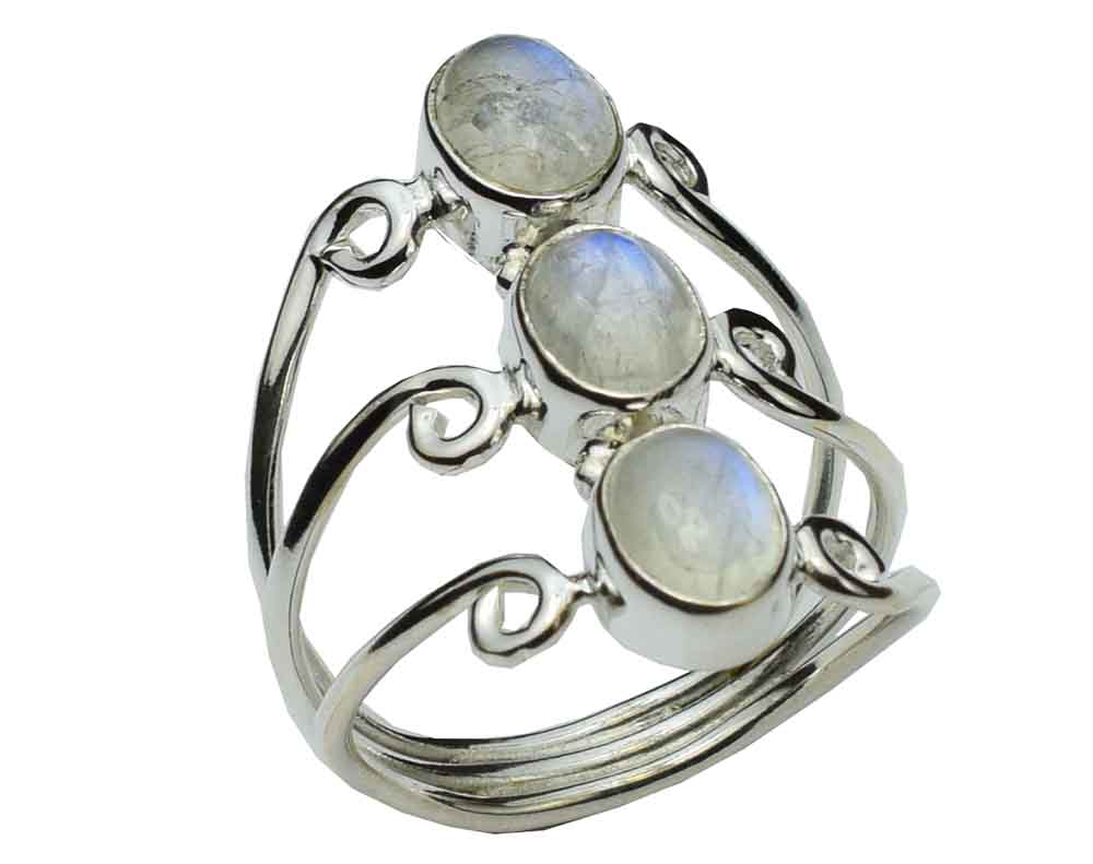 Silver Ring Triple Rainbow