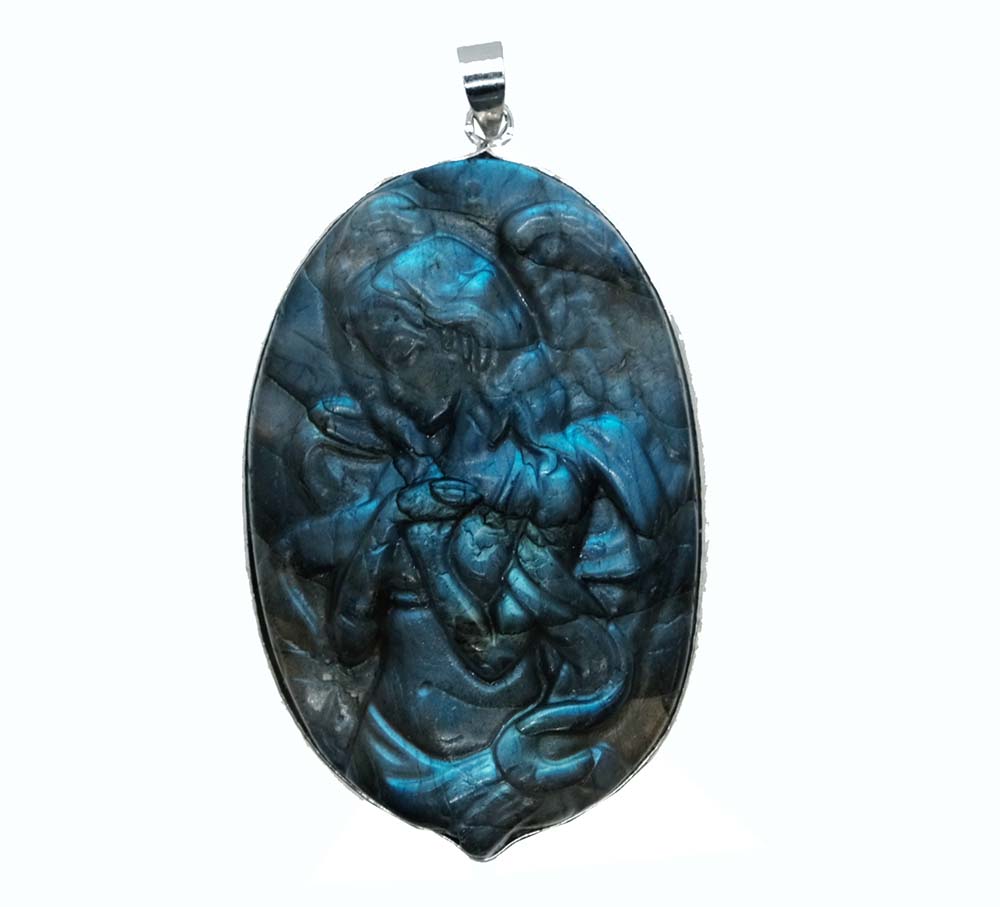 Pendant Labradorite Angel Cage