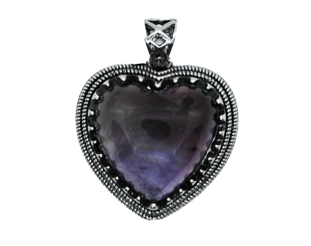 Pendant Heart Amethyst