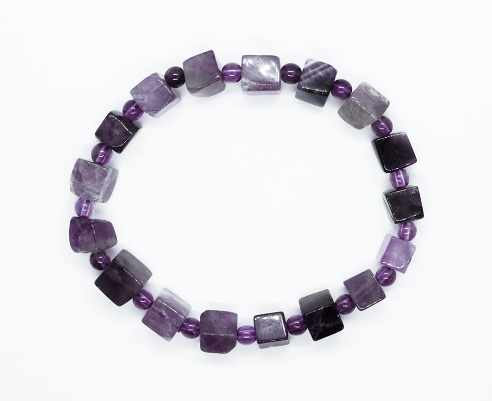 Bracelet Cube Amethyst