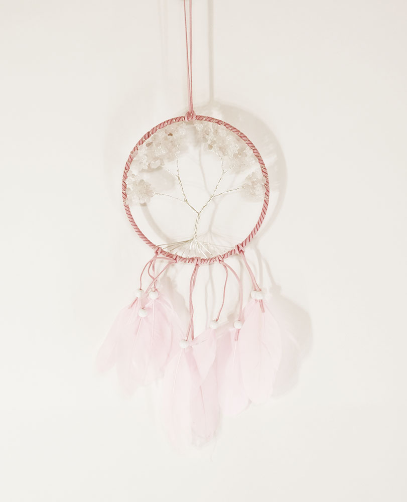 Dream Catcher Tree Rose Quartz