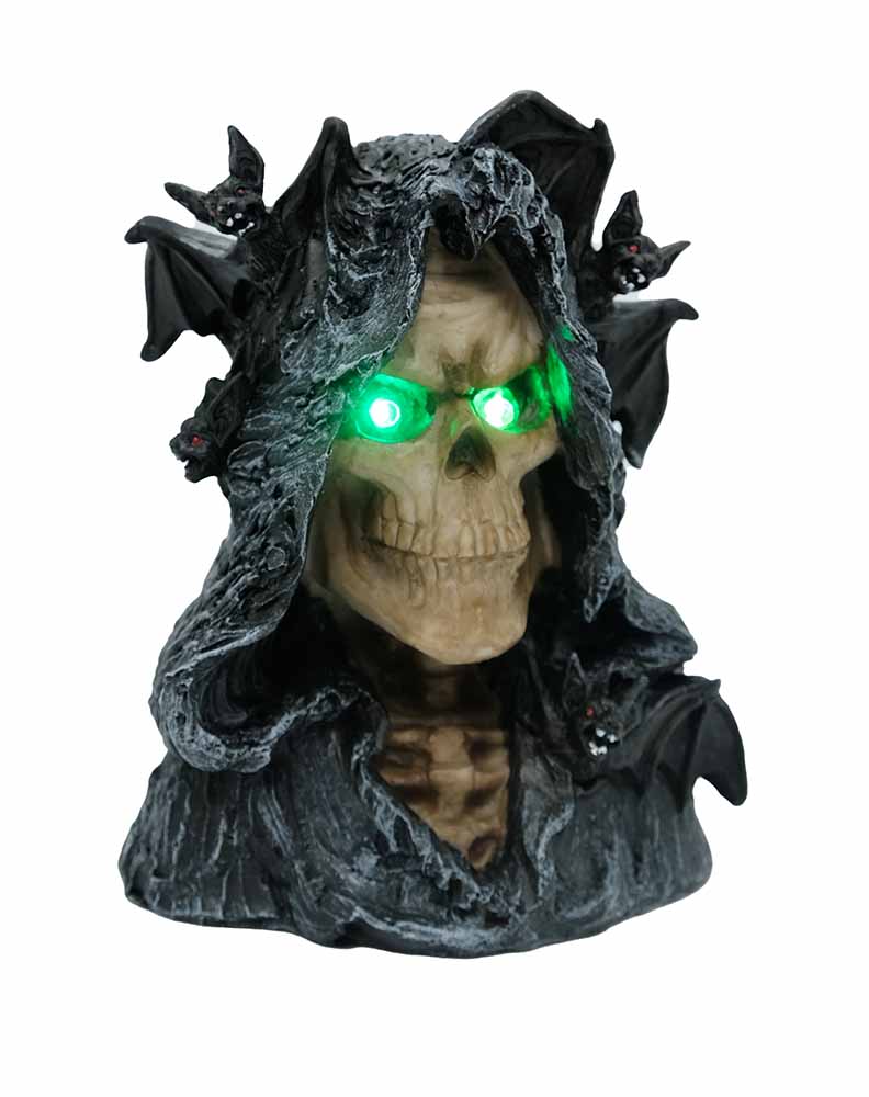 Reaper Head With Bats LED