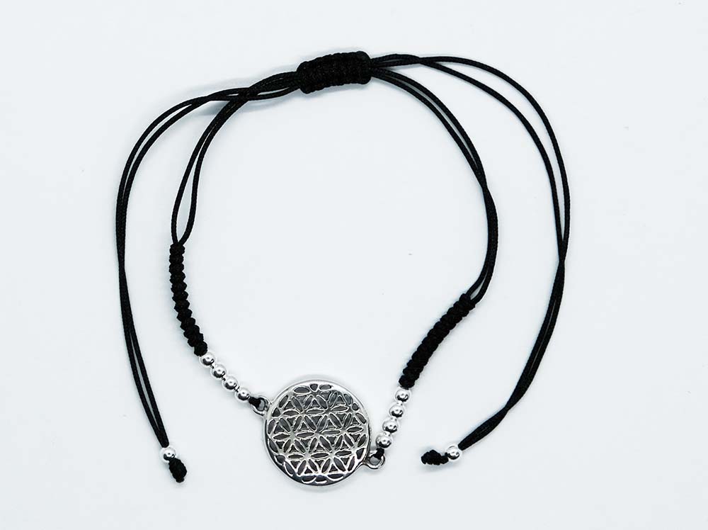 Bracelet Silver FOL With String