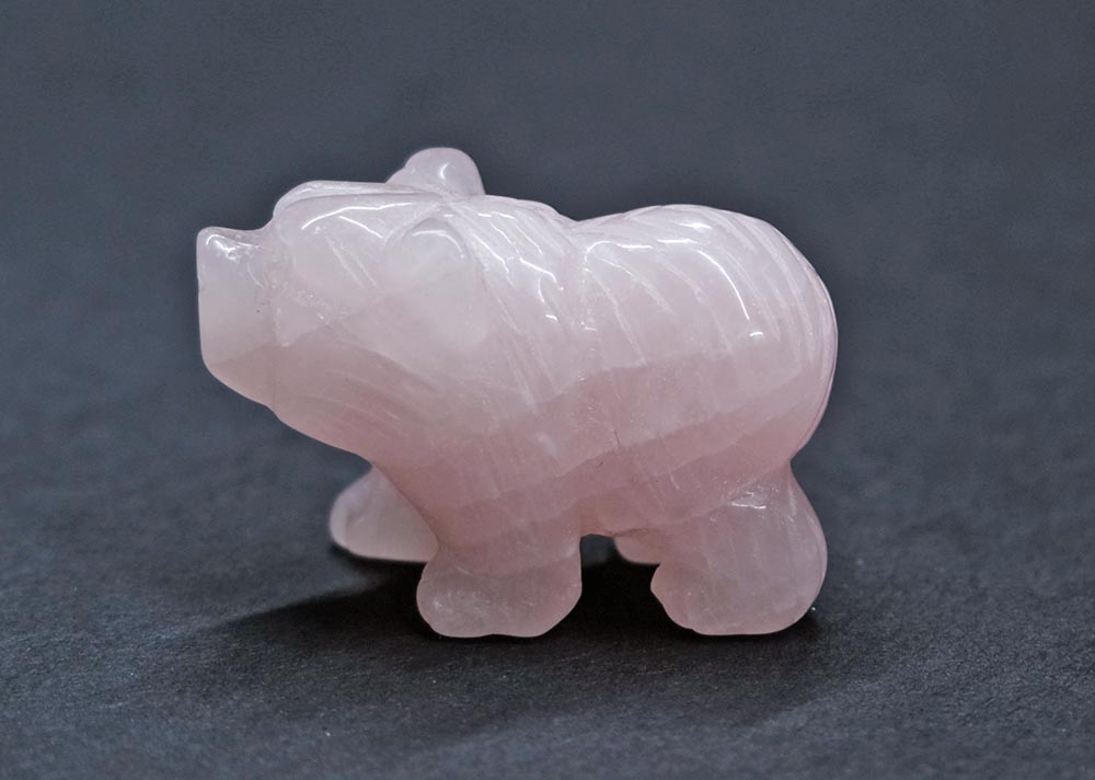 Bear Rose Quartz 40mm