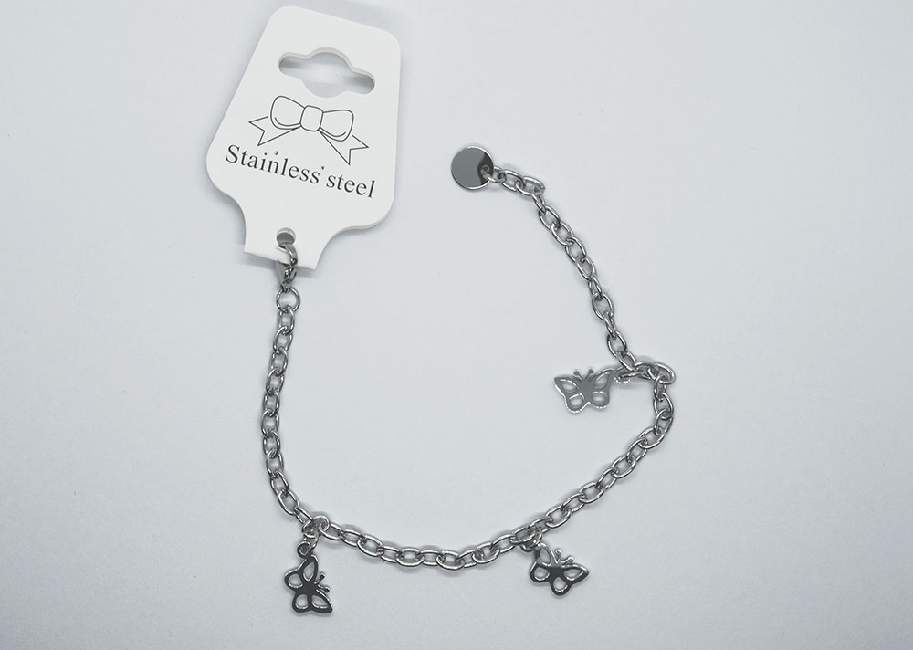 Bracelet Stainless Butterfly