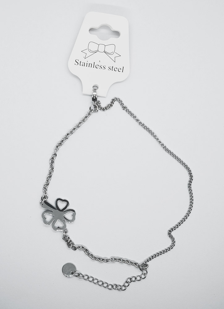 Bracelet Stainless Lucky Leaf