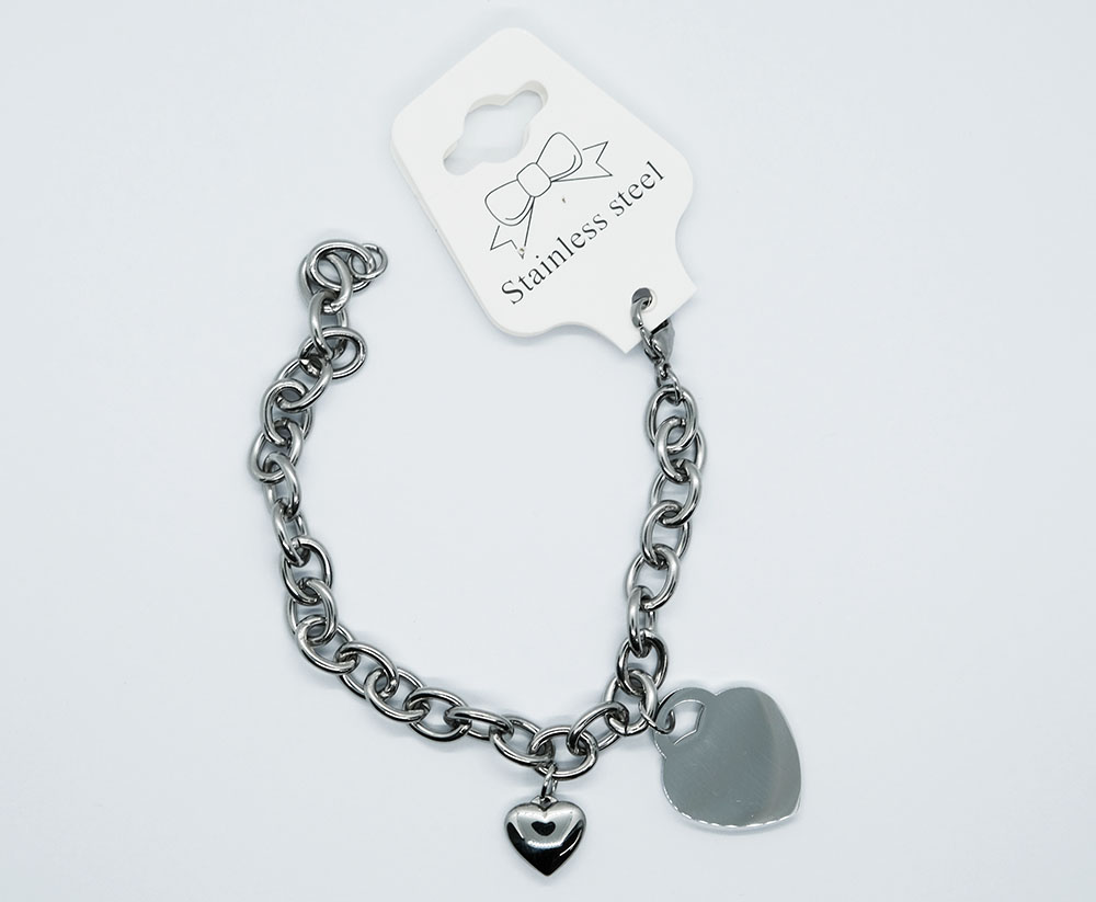 Bracelet Stainless Steel Heart