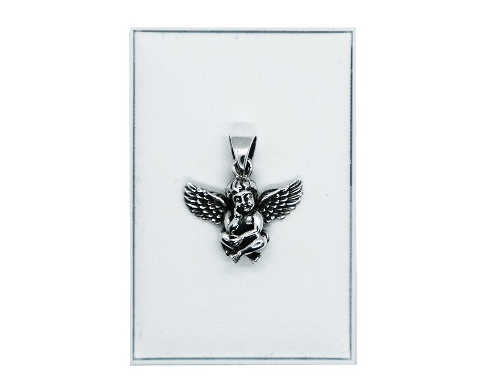 Silver Pendant Cherub