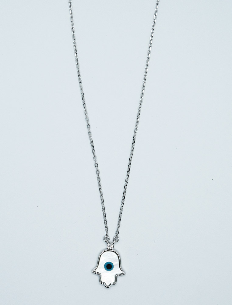 Silver Necklace Fatima