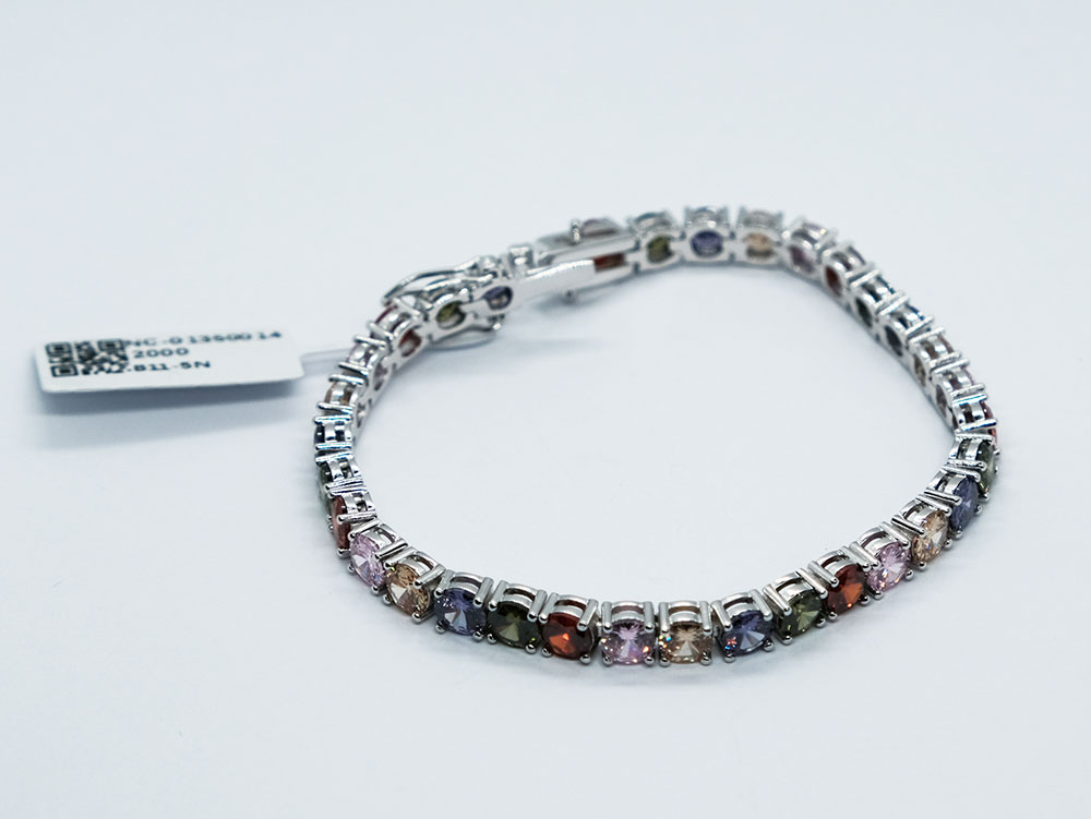 Fashion Bracelet With Multi CZ