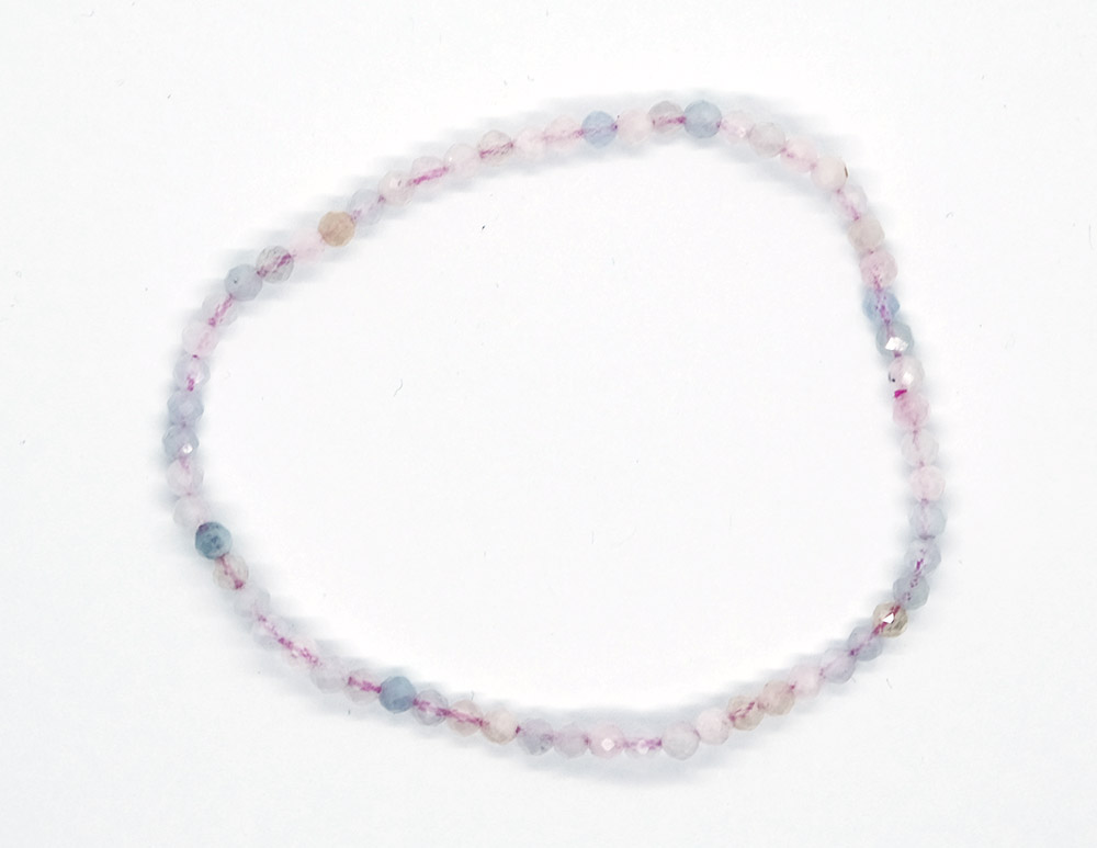 Bracelet 3mm Faceted Beryl