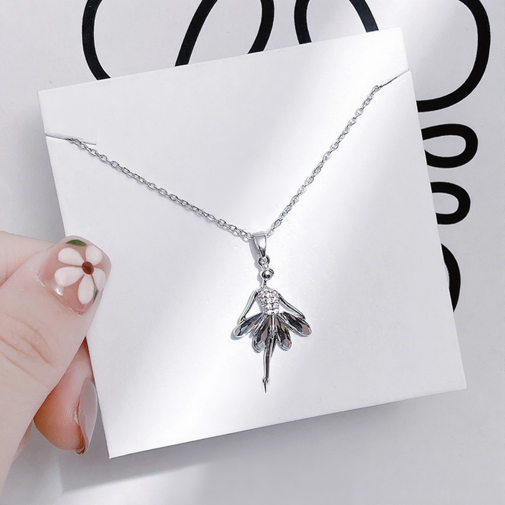 Necklace Ballerina With Pearl